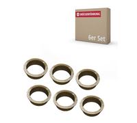 JUVA Guide de béquille 18 mm Bague de palier de béquille marron pour poignées de porte & paires de béquilles - SM10003 | Palier en plastique pour béquilles de porte | MADE IN GERMANY