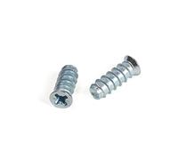 JUVA Vis spéciales 6,3 x 13,5 mm pour meubles avec filetage complet | Vis spéciales à tête fraisée VARIANTA | Vis de connexion pour tiroirs et tiroirs | 40 pièces - Vis galvanisées