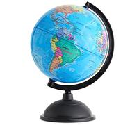 Juvale Globe tournant idéal pour Enfants, étudiants en géographie, Enseignants et Plus Encore, Bleu 20,3 cm