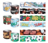 Juvale Lot de 6 rouleaux de tableau d'affichage pour salle de classe Motif festonné 5 x 91 cm