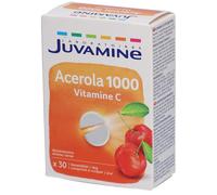 Juvamine Acerola 1000 Nouveau Format 30 Comprimés À Croquer