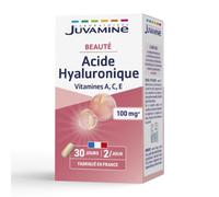 Juvamine – Complément alimentaire – Acide hyaluronique & Vitamines A, C, E – 60 gélules végétales