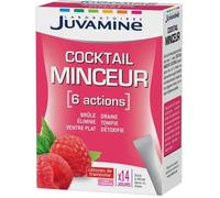 Juvamine Action Minceur 6 Actions Goût Framboise 14 Sticks