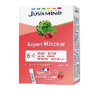 Juvamine Action Minceur 6 Actions – goût framboise, 14 sticks