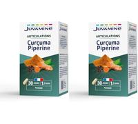 JUVAMINE Articulations, Tendons - Curcuma - Mobilité, Souplesse - 30 Gel (Lot de 2)