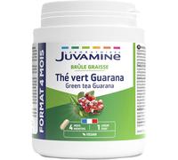 Juvamine – Complément alimentaire brûle-graisse Thé vert Guarana – 120 gélules – Fabriqué en France