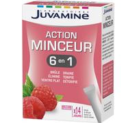 Juvamine Action Minceur 6 Actions Goût Framboise 14 sticks