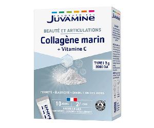 JUVAMINE COLLAGÈNE MARIN 3000 mg Beauté 20 sticks de poudre à diluer