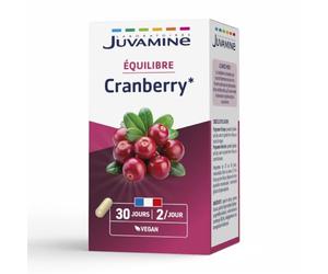 JUVAMINE Cranberry, Canneberge - Bien être Urinaire et Féminin - 60 Gel | Formule Concentrée, Hautement Dosée, Confort Féminin Quotidien, Equilibre Intime, Assimilation Optimisée, Fabriqué en France