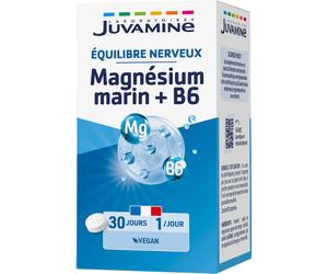 Juvamine Détente Magnésium Marin Vitamine B6 Équilibre Nerveux 30 Gélules