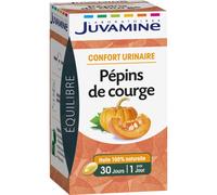 Juvamine Equilibre Confort Urinaire Pépins De Courge Huile 100% Naturelle 30 Capsules