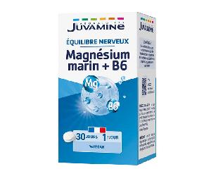 Juvamine Equilibre Nerveux Magnésium Marin Vitamine B6 30 comprimés