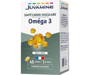 Juvamine Équilibre Oméga 3 Santé Cardio-Vasculaire 45 Capsules