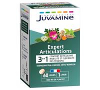 JUVAMINE, Expert Nature, Confort Articulaire, Formule Optimale, Curcuma, Harpagophytum, Ortie, Boswellia, Vegan, 60 comprimés, Fabriqué en France