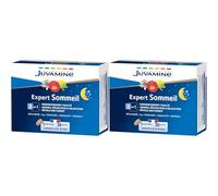 JUVAMINE - Expert Sommeil 3 en 1- Mélatonine - Passiflore - Coquelicot - Rhodiola - Endormissement facilité - Sommeil Réparateur - Relaxation - 1 mois - 30 Comprimés à sucer - Fabriqué en France