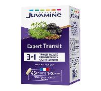 Juvamine Expert Transit 3en1 Transit Facilité/Ballonnements/Gaz Intestinaux 15 À 45 Jours 45 Gélules