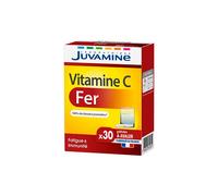 Juvamine Fer + Vitamine C Fatigue Et Immunité 30 Gélules À Avaler