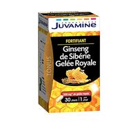 Juvamine Complément alimentaire Tonus fortifiant Ginseng de Sibérie & Gelée royale 200 mg 30 gélules