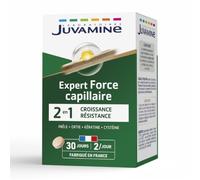 JUVAMINE Kératine + Biotine - Croissance et Résistance Cheveux - 60 Cpr