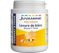 JUVAMINE Levure de Bière - 8 Vitamines, Pousse Cheveux, Ongles - 5 mois