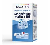 Juvamine Complément alimentaire Magnésium marin Vitamine B6 Détente 30 gélules + 10 gratuites