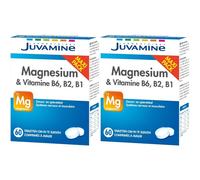 Juvamine Magnesium + Vitamine B6 B2 B1 Comprimé(S) 2x60 pc(s)