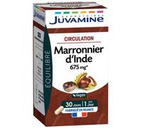 Juvamine Marronnier d Inde 30 Gélules - Circulation veineuse - Pharmacie en ligne LaSante.net