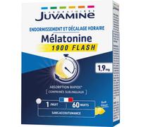 Juvamine Mélatonine Flash Endormissement Rapide 60 Comprimés Orodispersibles