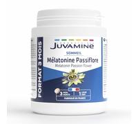 JUVAMINE MÉLATONINE PASSIFLORE Format 3 mois 90 comprimés