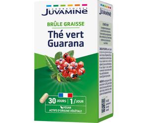 Juvamine Minceur Brûle-Graisse Thé Vert Guarana 30 Gélules Végétales