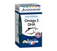 Juvamine Équilibre Oméga 3 DHA Santé Cérébrale 45 Capsules