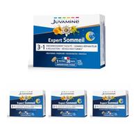 JUVAMINE Passiflore + Mélatonine + Rhodiola - Sommeil Réparateur - 30 Cpr (Lot de 4)