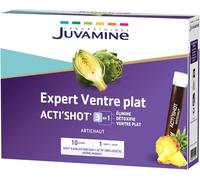 Juvamine – Acti'Shot 3 en 1 – Artichaut – Arôme ananas – 10 unités
