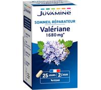 Juvamine Complément alimentaire Valériane 1680 mg – Sommeil réparateur – 50 gélules