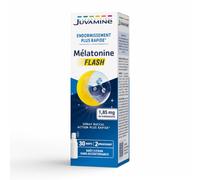 Juvamine Spray buccal Mélatonine - Goût citron 15 ml - Équivalent 30 nuits - Sans accoutumance