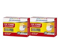 JUVAMINE - Top Forme - Vitalité - Tonus - 12 Multivitamines & 10 Minéraux - Aide à réduire la fatigue - Soutient l'immunité - 30 Comprimés effervescents - Fabrication Française (Lot de 2)