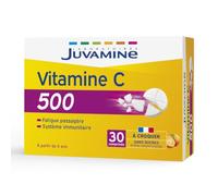 Juvamine Vitamine C 500 à croquer Arôme naturel orange Sans sucres 30 comprimés
