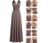 Juvell Robes de Demoiselles d'honneur Longue Robe Infinity Maxi - 1000 | Robe portefeuille multi-façons, élégante et festive, pour mariage, un bal de fin d'année ou robe de demoiselle d'honneur