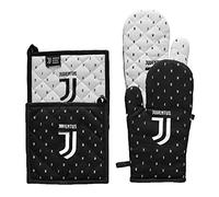 Juventus 52601002131 Set Barbecue, Coton, Noir, 18 x 30 x 1 cm