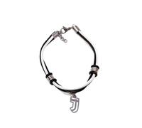 JUVENTUS Bracelet avec pendentif en cuir, Medium, Caoutchouc, Pas de gemme