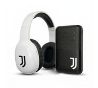 Juventus Casque sans fil Bluetooth réglable avec microphone intégré, HiFi stéréo, fente Micro SD, pour iPhone/Android/voyage/PC (avec batterie externe)