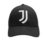 JUVENTUS Casquette Baseball Coton Logo Broderie Argent 100% CO, Noir, Taille Unique