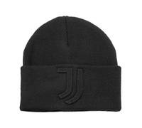 JUVENTUS Chapeau Skipper Tricoté 100% PC Logo 3D, Noir, Taille Unique
