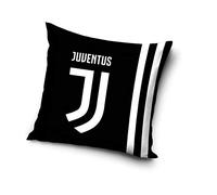 Juventus FC Housse de Coussin Juventus Turin FC Pillowcase 40 x 40 cm, Polyester, Jt18_1023, 40 cm x 40 cm