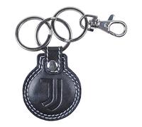 Juventus Porte-clés rond produit officiel 133182, Noir, Taglia unica, Moderne
