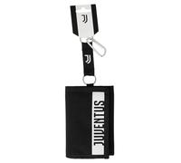 JUVENTUS Porte-monnaie Juve officiel à déchirure unisexe | BORSELLINO BIANCONERI avec crochet porte-clés pour supporter PTFJUT07