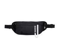 JUVENTUS Sac Banane Garçon Seven, Blanc Noir, avec Sangle de Taille en Ruban réglable, Voyage et Loisirs, Noir, Taglia Unica, Moderne