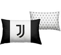 Juventus - Taie d'oreiller 40 x 60 cm Enfant Juve officielle | Cadeau Juventus pour berceau bébé | Produit original pour lit bébé | Motif blanc et noir - Logo