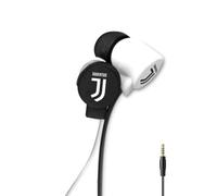 Techmade Écouteurs TM-YL-IP001-JUV avec micro et bouton de fonction Juventus Noir/Blanc