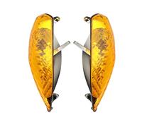 Juvra Clignotant de moto Clignotant pour avant ABS pour moto R1200RT 2005-2009 R900RT 2006-2011, lumière clignotante pour lentille de signalisation